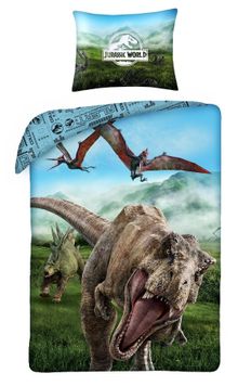 Jurassic World, 2-częściowy komplet pościeli, 140-200 cm