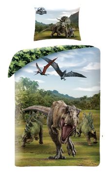 Jurassic World, 2-częściowy komplet pościeli, 140-200 cm