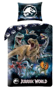 Jurassic World, 2-częściowy komplet pościeli, 140-200 cm