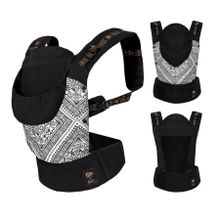 Kinderkraft, Bizuu, Huggy, nosidełko ergonomiczne, Lunar Black