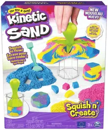 Kinetic Sand, Zgniataj i twórz, zestaw