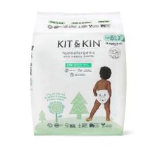 Kit and Kin, Nappy Pants, pieluchomajtki, rozmiar 8, 19 kg+, żaba i lama, 14 szt.