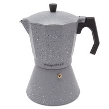 KönigHoffer, kafetera na 12 filiżanek, grey stone marble