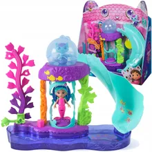 Koci Domek Gabi Film, Kocie akwarium Syrenkotki, zestaw z 2 figurkami