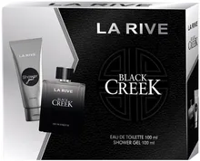 La Rive, For Men, zestaw prezentowy, black creek, woda toaletowa, 100 ml + żel pod prysznic, 100 ml
