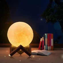 Lampka, Luna 3D, 16 kolorów