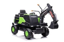 Lean Cars, Volvo, koparka, pojazd na akumulator, DK-VE888, zielony