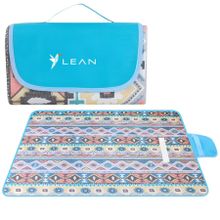 Lean Toys, koc piknikowy plażowy, składany, 200-200 cm