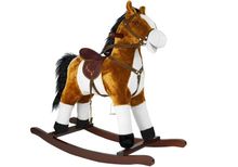 Lean Toys, koń na biegunach, 74 cm