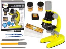 Lean Toys, mikroskop, żółty