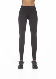 Legginsy sportowe damskie, czarne, antycellulitowe, push-up, Bas Black