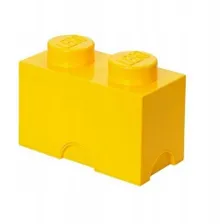 LEGO, Brick 2, pojemnik klocek, żółty