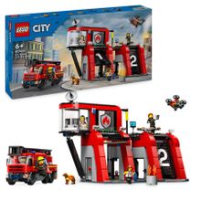LEGO City, Remiza strażacka z wozem strażackim, 60414