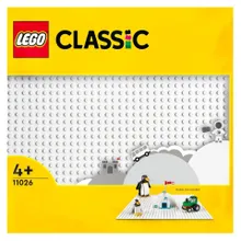 LEGO Classic, Biała płytka konstrukcyjna, 11026