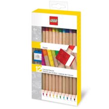 LEGO, kredki z klockiem mocującym, 12 szt.