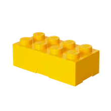 LEGO, lunchbox klocek, żółty
