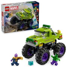 LEGO Marvel, Monster truck Hulka kontra Thanos, 76312