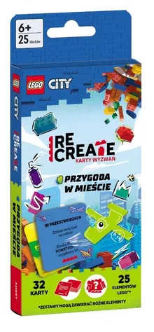 Lego Recreate. Karty wyzwań. Przygoda w mieście