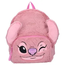 Lilo i Stitch, Fluffy Festival, pluszowy plecak dla przedszkolaka, różowy