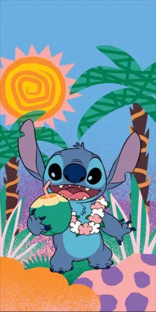 Lilo i Stitch, ręcznik kąpielowy, plażowy, bawełniany, 70-140 cm