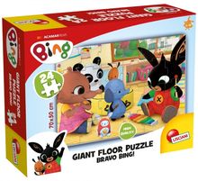Lisciani, Bing, ogromne puzzle podłogowe, 24 elementy