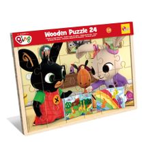 Lisciani, Bing, puzzle drewniane, 24 elementy