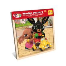 Lisciani, Bing, puzzle drewniane, 9 elementów
