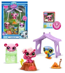 Littlest Pet Shop, Camping, zestaw 3 figurek