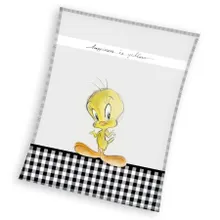 Looney Tunes Tweety, koc polarowy, 130-170 cm