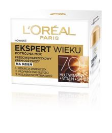 L'Oreal Paris, Age Specialist, Ekspert Wieku 70+ - przeciwzmarszczkowy krem odżywczy na dzień, 50 ml