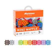 Marioinex, Mini Waffle, klocki konstrukcyjne, 140 elementów