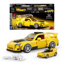 Mattel Brick Shop, Hot Wheels Speed Series, Honda S2000, klocki, 257 elementów