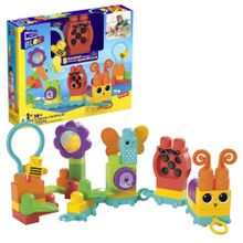 Mega Bloks, Aktywizująca gąsieniczka do ciągnięcia, zestaw klocków, 30 elementów