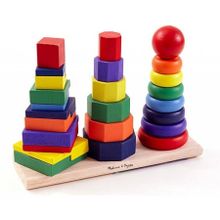 Melissa & Doug, geometryczna układanka na drążku