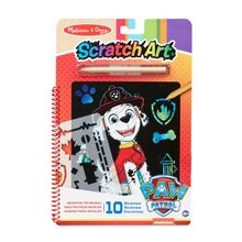 Melissa & Doug, Psi Patrol, kolorowanka zdrapywanka, Scratch Art - Marshall
