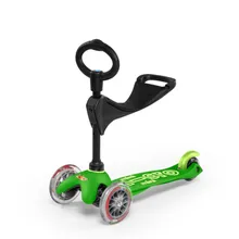 Micro Mobility, Mini 3w1, hulajnoga 3-kołowa, rośnie wraz z dzieckiem, green