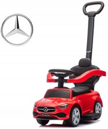 Milly Mally, Mercedes C-Class S, jeździk z rączką, pojazd, czerwony