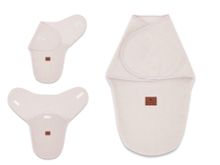 MimiNu, otulaczek do spania, antykolkowy, termofrotte, pudrowy róż, 56-52 cm