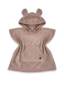 MimiNu, ponczo kąpielowe, bambus, mokka, 1-4 lata, rozmiar S, 49-51 cm