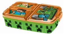 Minecraft, lunchbox, trzyczęściowy