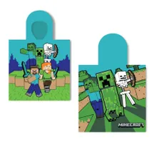 Minecraft, poncho, okrycie kąpielowe, 55-110 cm
