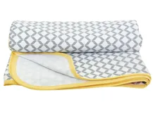 Motherhood, Classics Szary, kocyk muślinowy, dwuwarstwowy, 100-120 cm