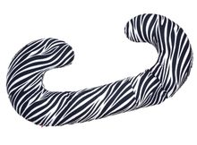Motherhood, Zebra Niebieska, poszewka na poduszkę ciążową, do karmienia