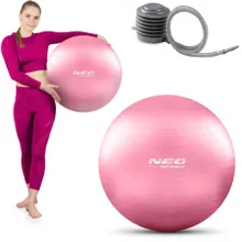 Neo-Sport, piłka do aerobiku fitness, 55 cm, różowa