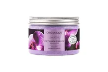 Organique, black orchid, musujący puder do kąpieli, fizzy bath powder, 450 g