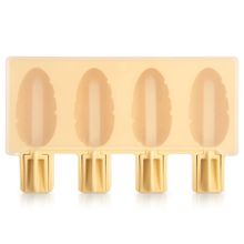 Orion, forma do lodów silikonowa z pokrywką, żółta