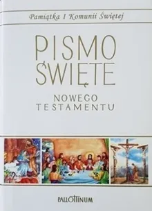 Pamiątka I Komunii Świętej. Pismo Święte. Starego i nowego testamentu. Biblia tysiąclecia