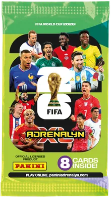 Panini, FIFA World Cup, Adrenalyn XL 2026, saszetka z kartami kolekcjonerskimi, 1 szt.