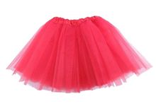 Party Tino, spódniczka tiulowa TuTu, czerwona, 40 cm