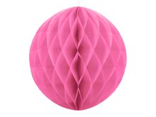 PartyDeco, kula bibułowa, różowy, 30 cm